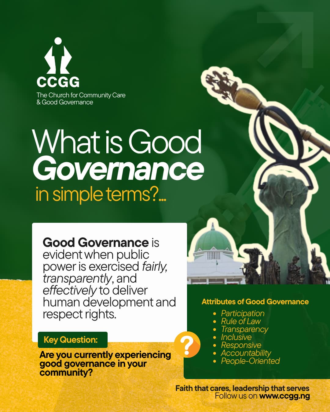 What is good governance, in simple terms?